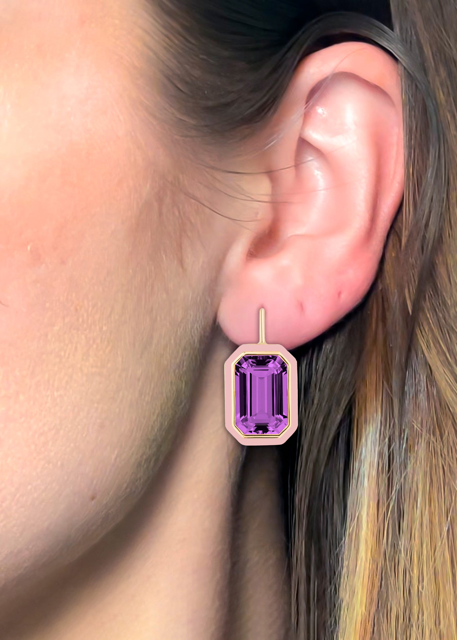 Amethyst with Pink