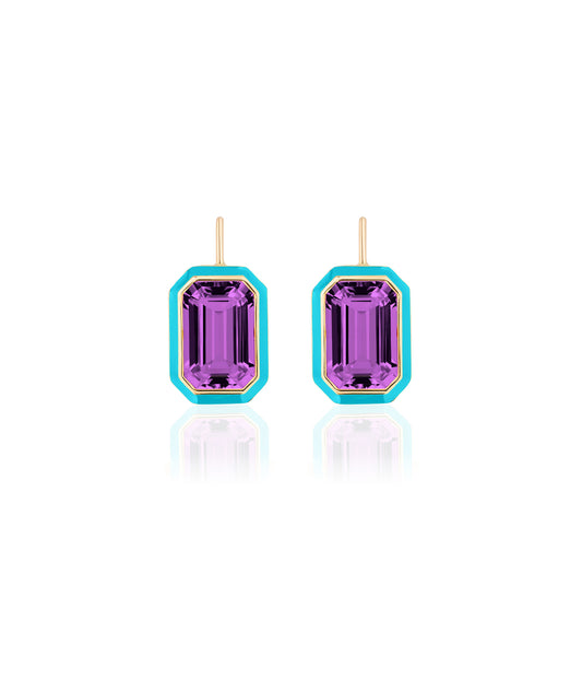 Amethyst with Turquoise