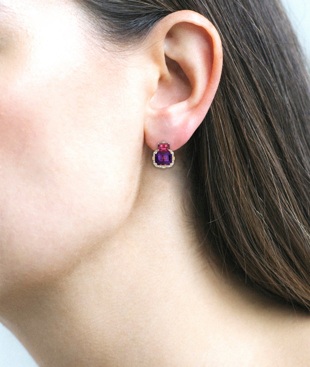 Amethyst with Garnet