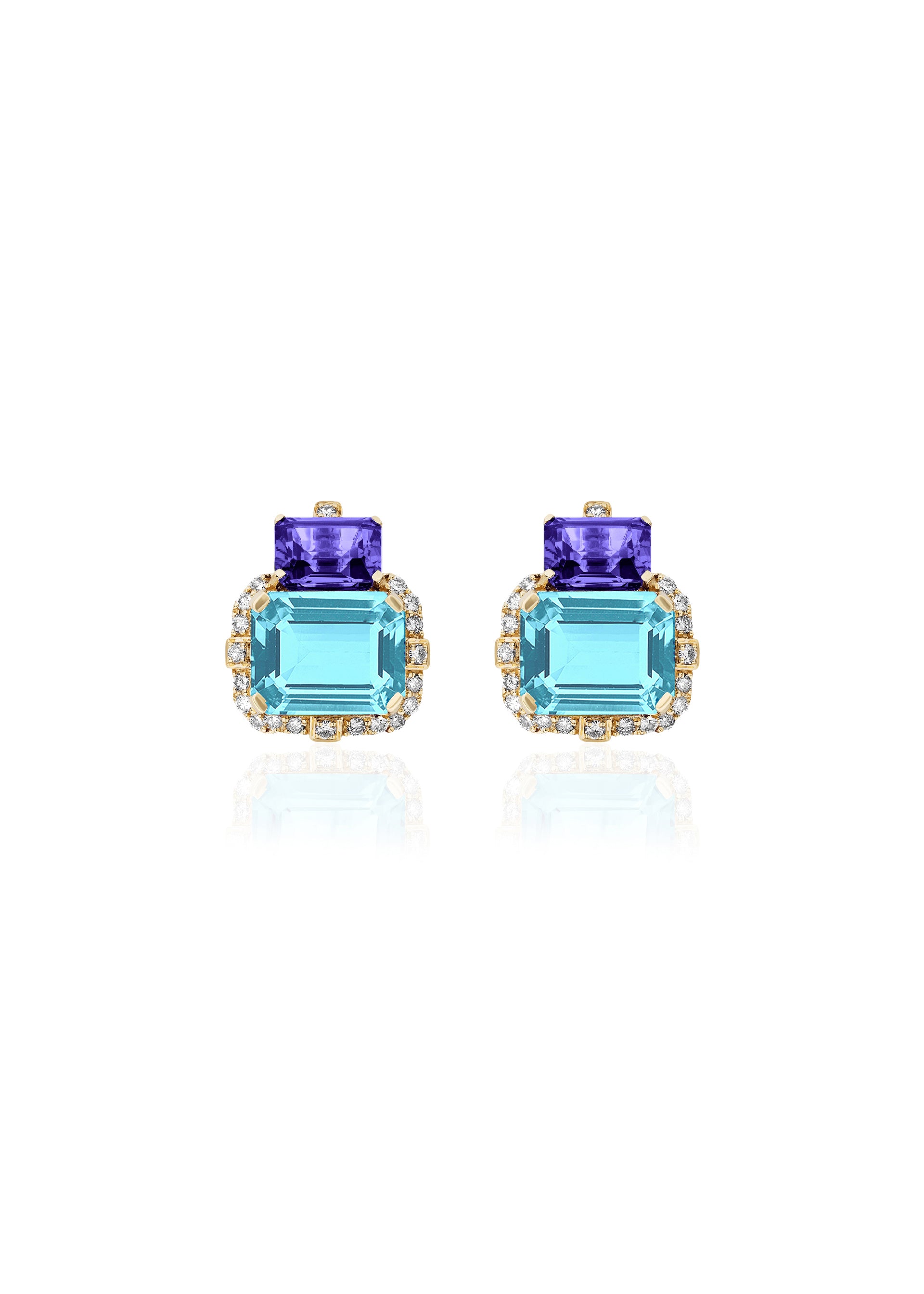 Blue Topaz with Tanzanite