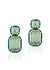 Prasiolite with Malachite