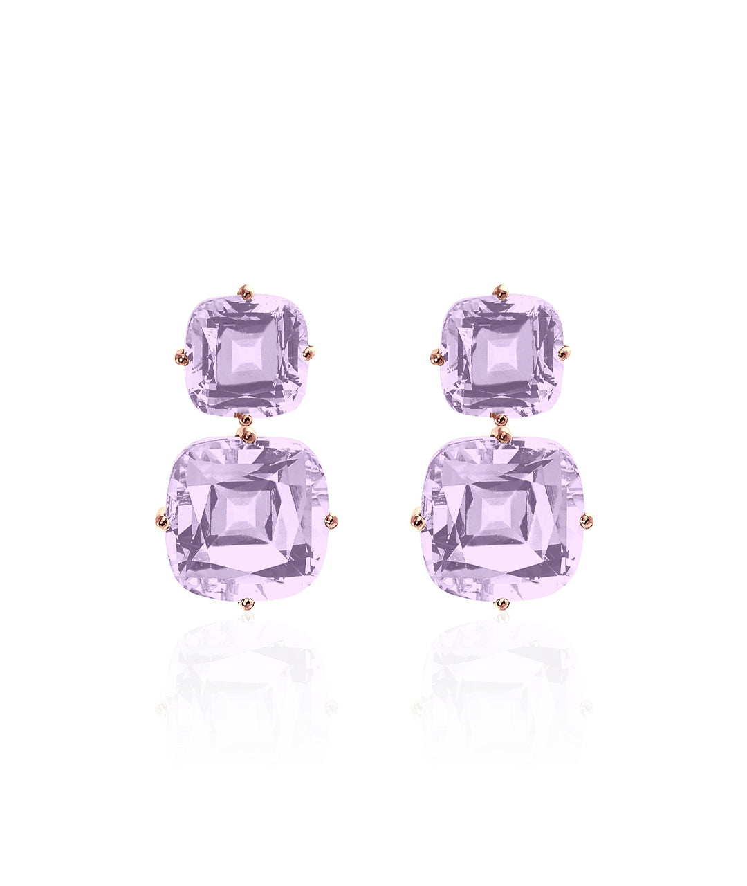 Rose gold-Lavender Amethyst