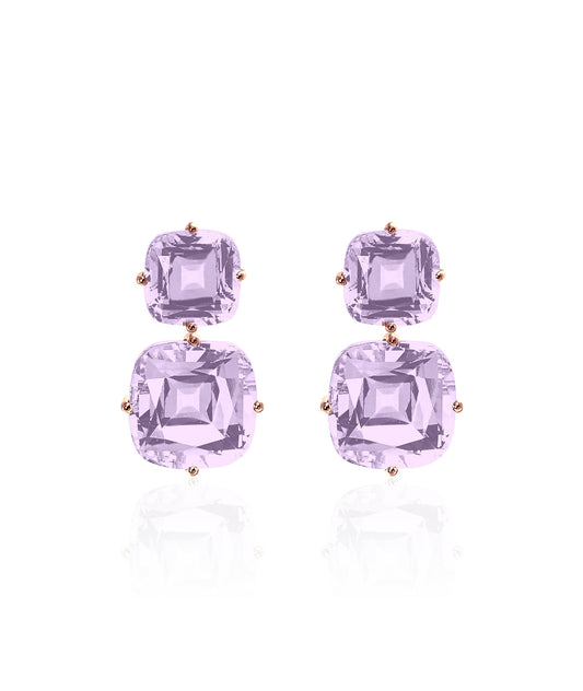 Rose gold-Lavender Amethyst