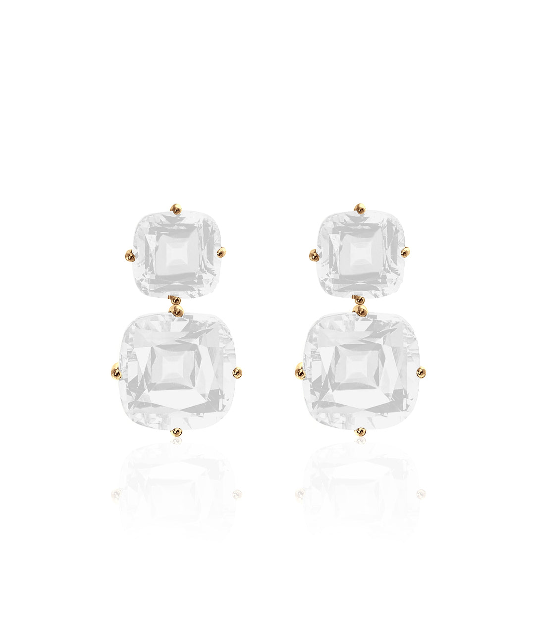 Yellow gold-Moon Quartz