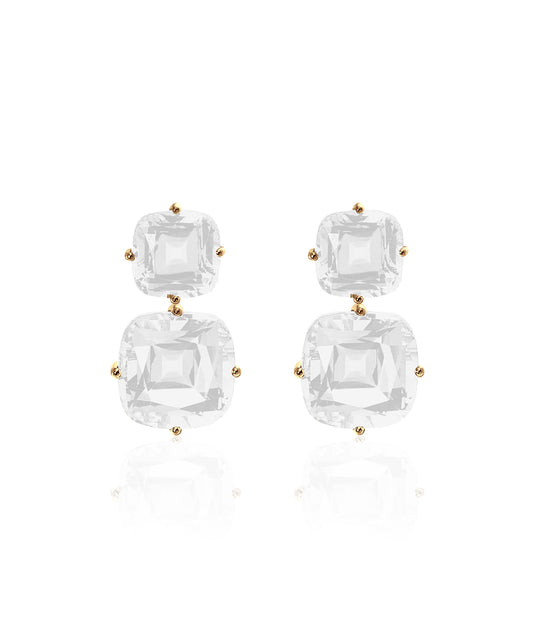 Yellow gold-Moon Quartz