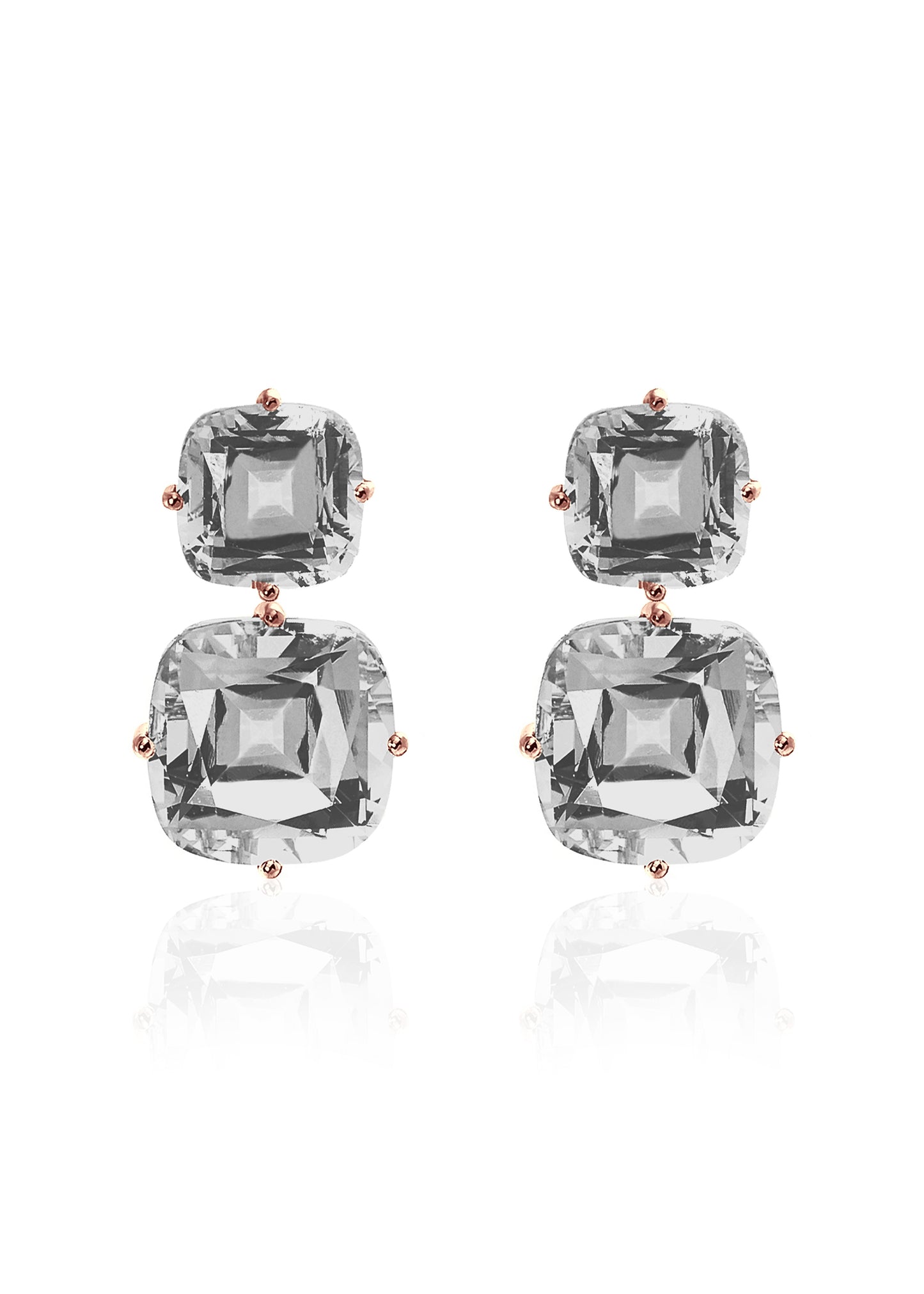 Rose gold-Rock Crystal