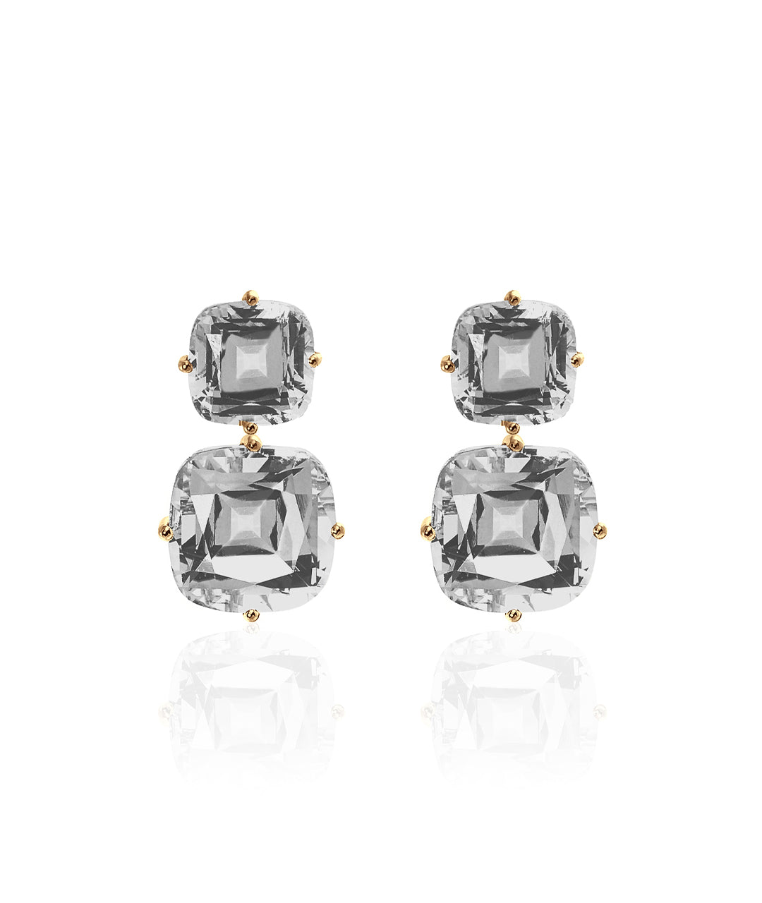 Yellow gold-Rock Crystal