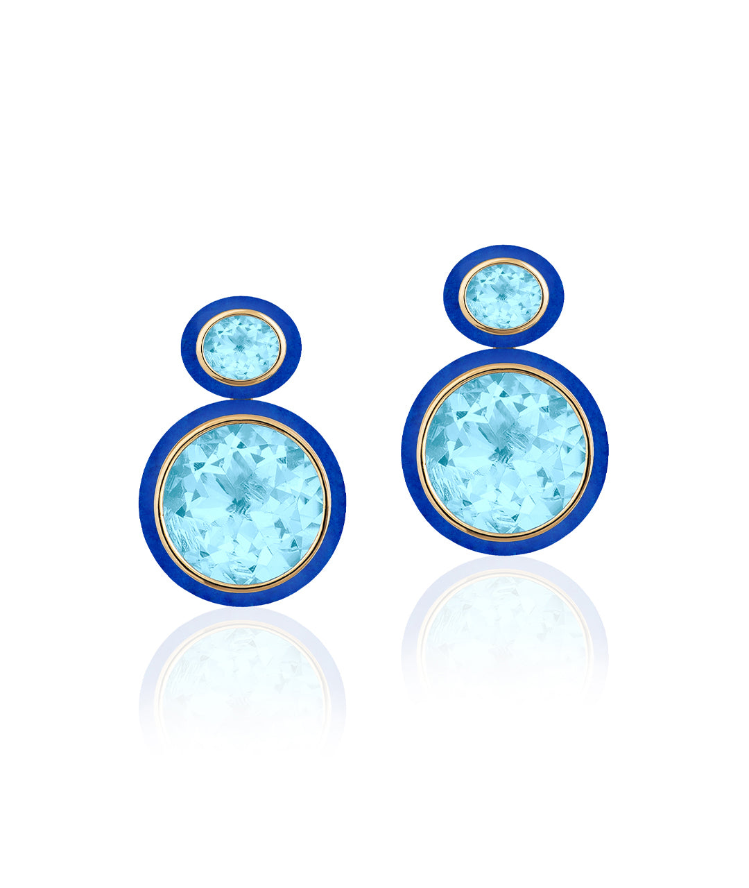 Blue Topaz with Lapis