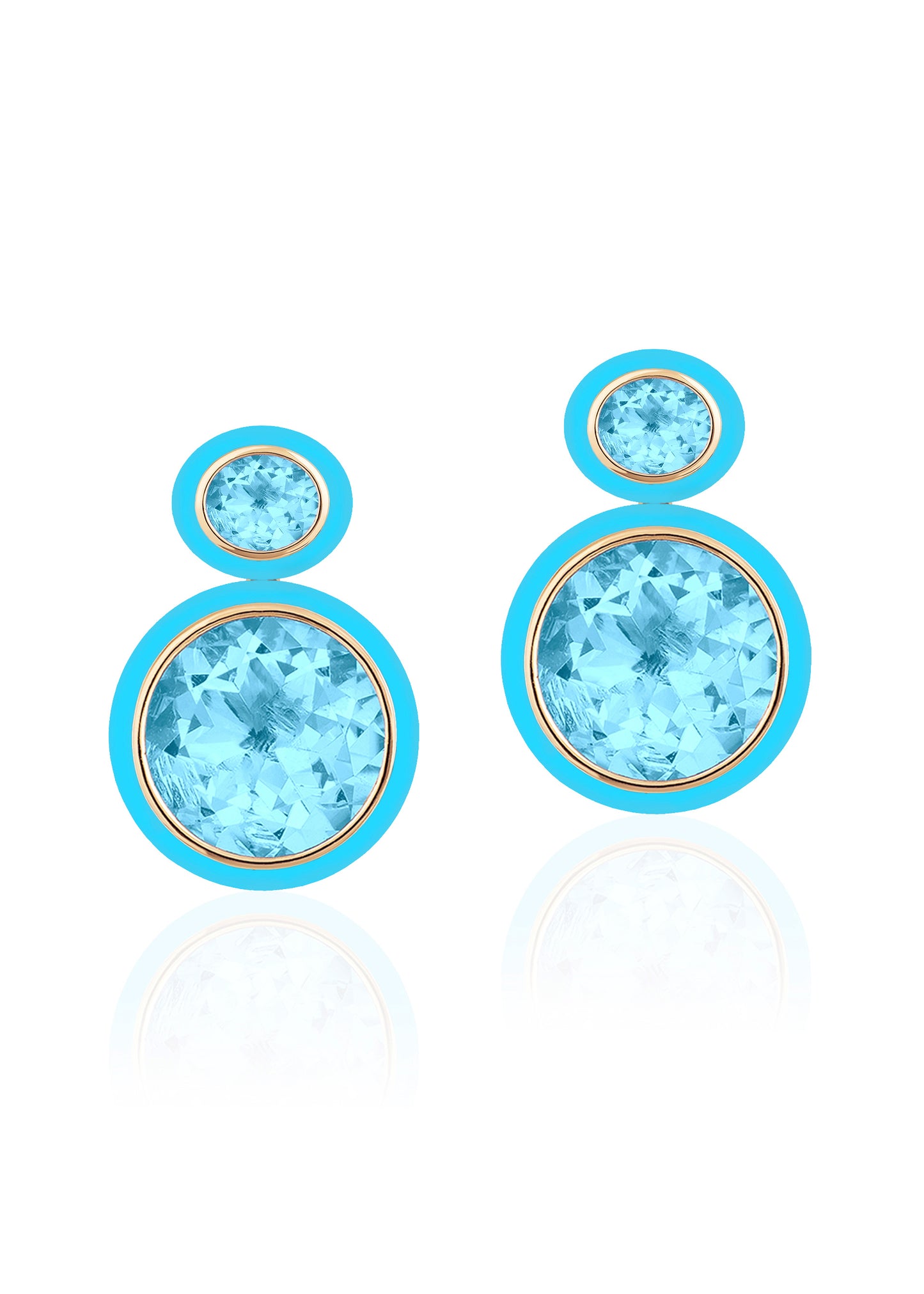 Blue Topaz with Turquoise