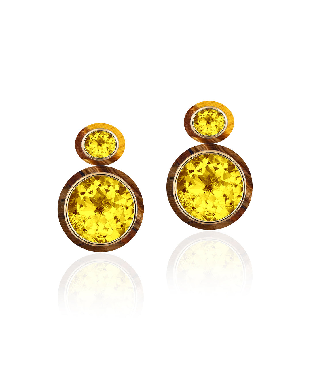 Citrine with Tiger Eye