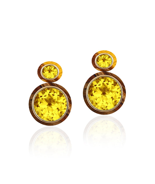 Citrine with Tiger Eye