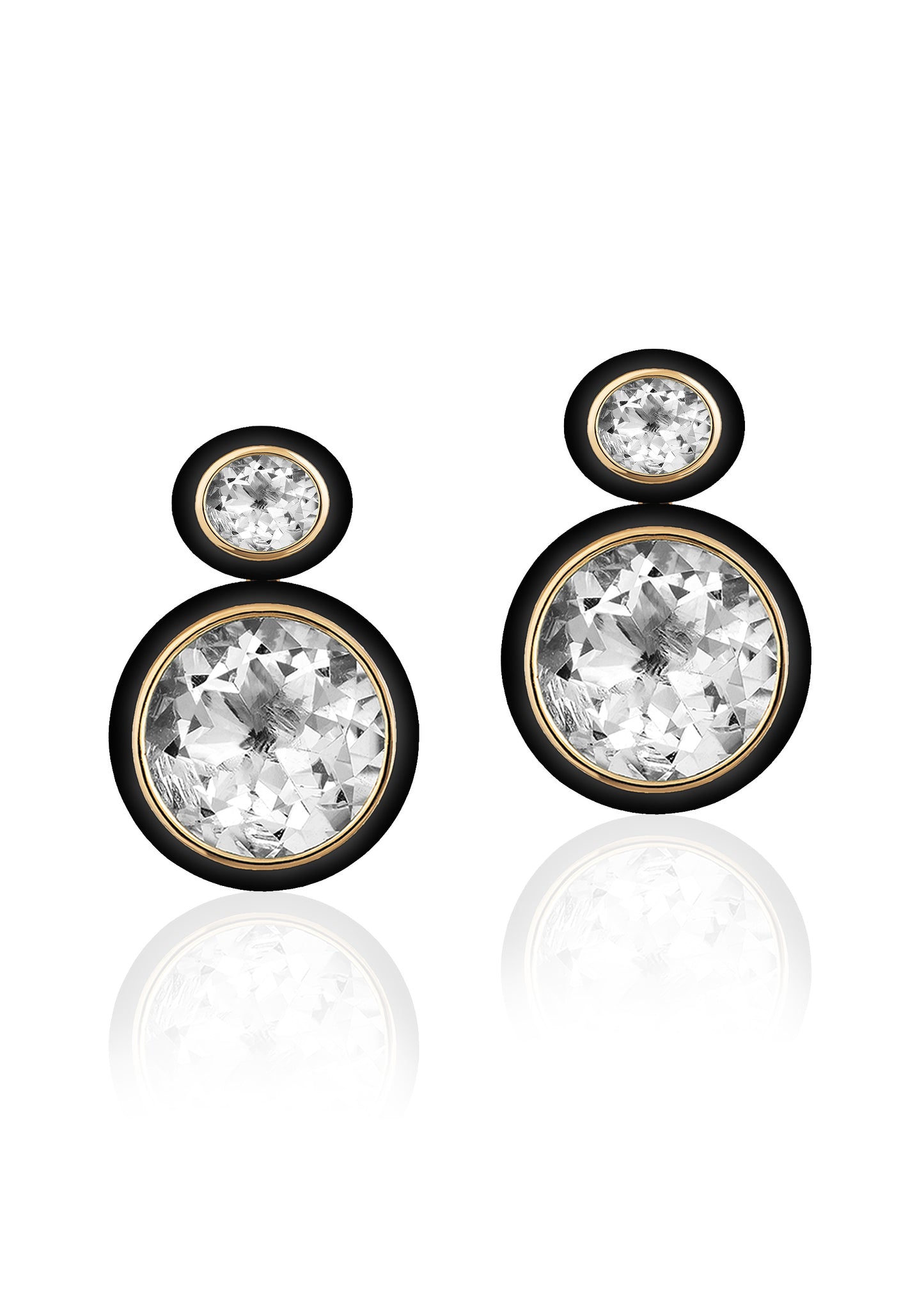 Rock Crystal with Onyx
