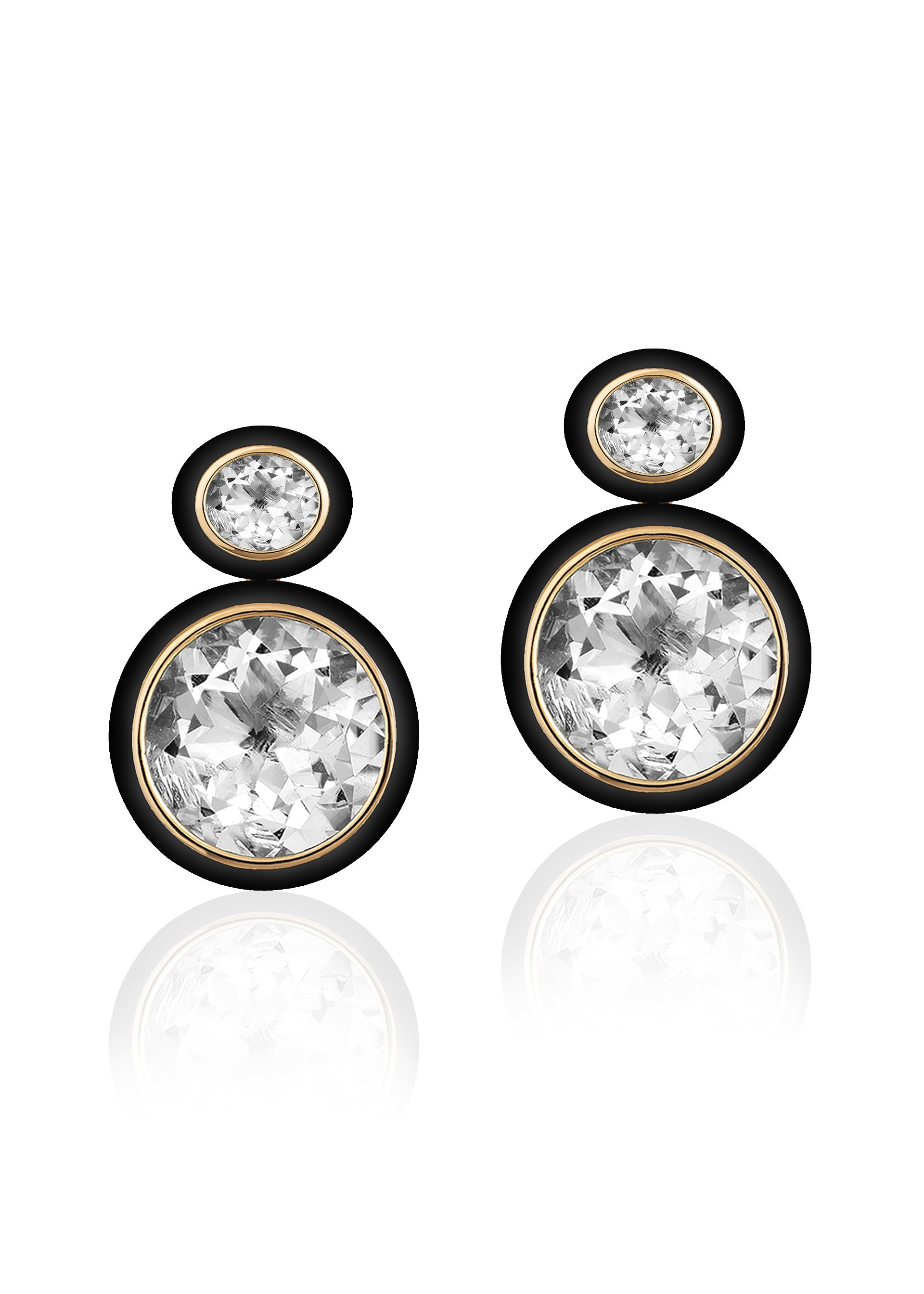 Rock Crystal with Onyx