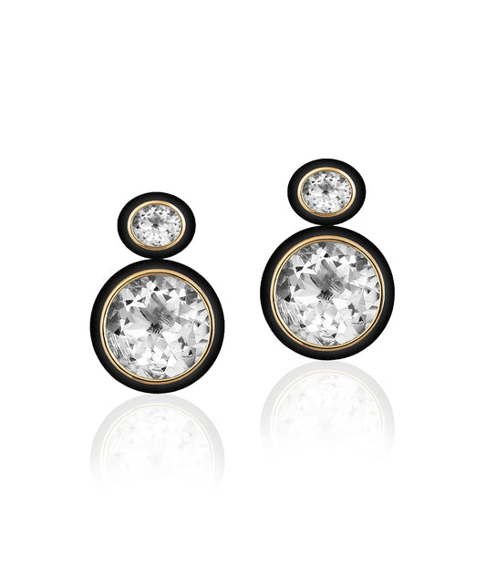 Rock Crystal with Onyx