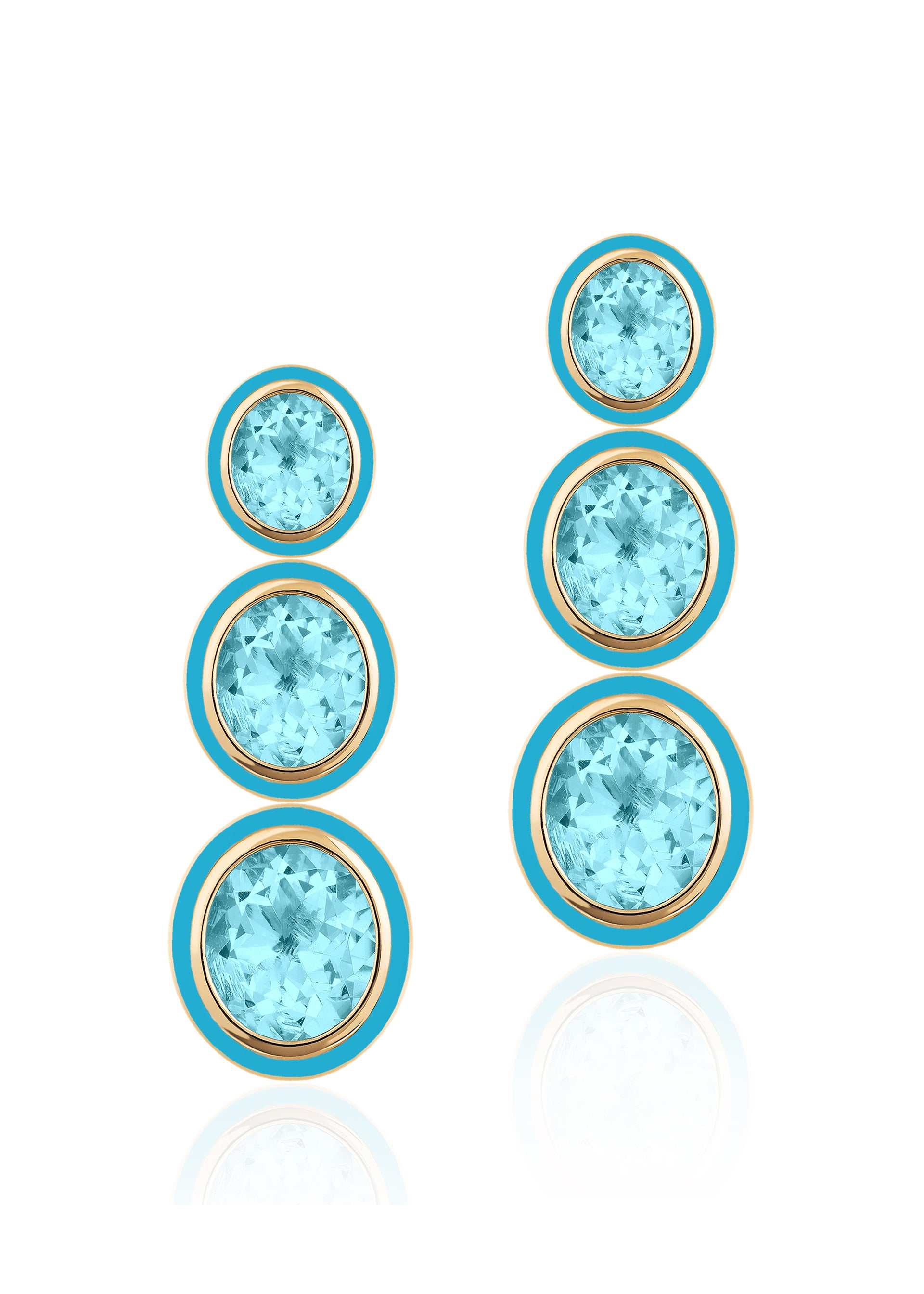 Blue Topaz with Turquoise