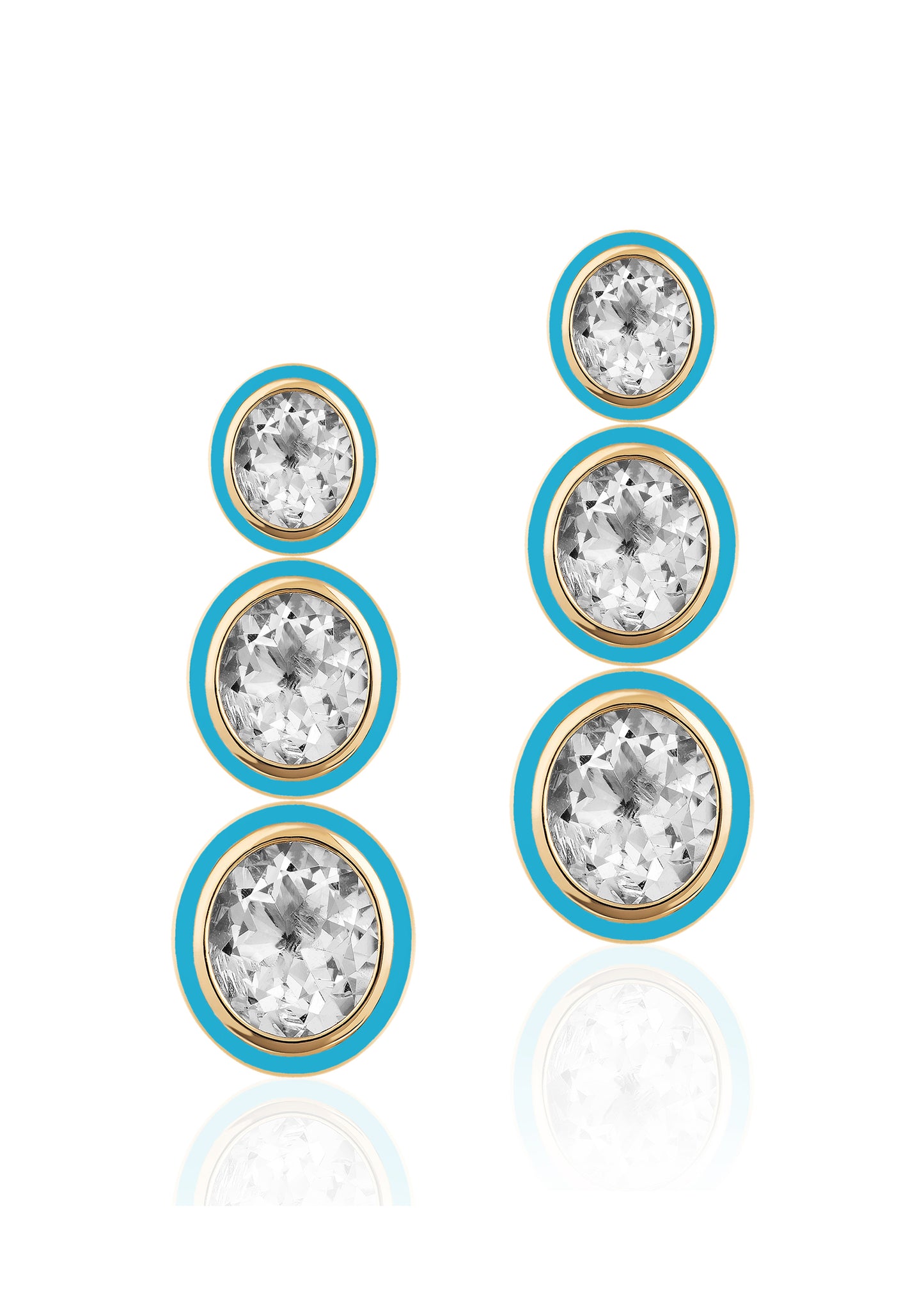 Rock Crystal with Turquoise