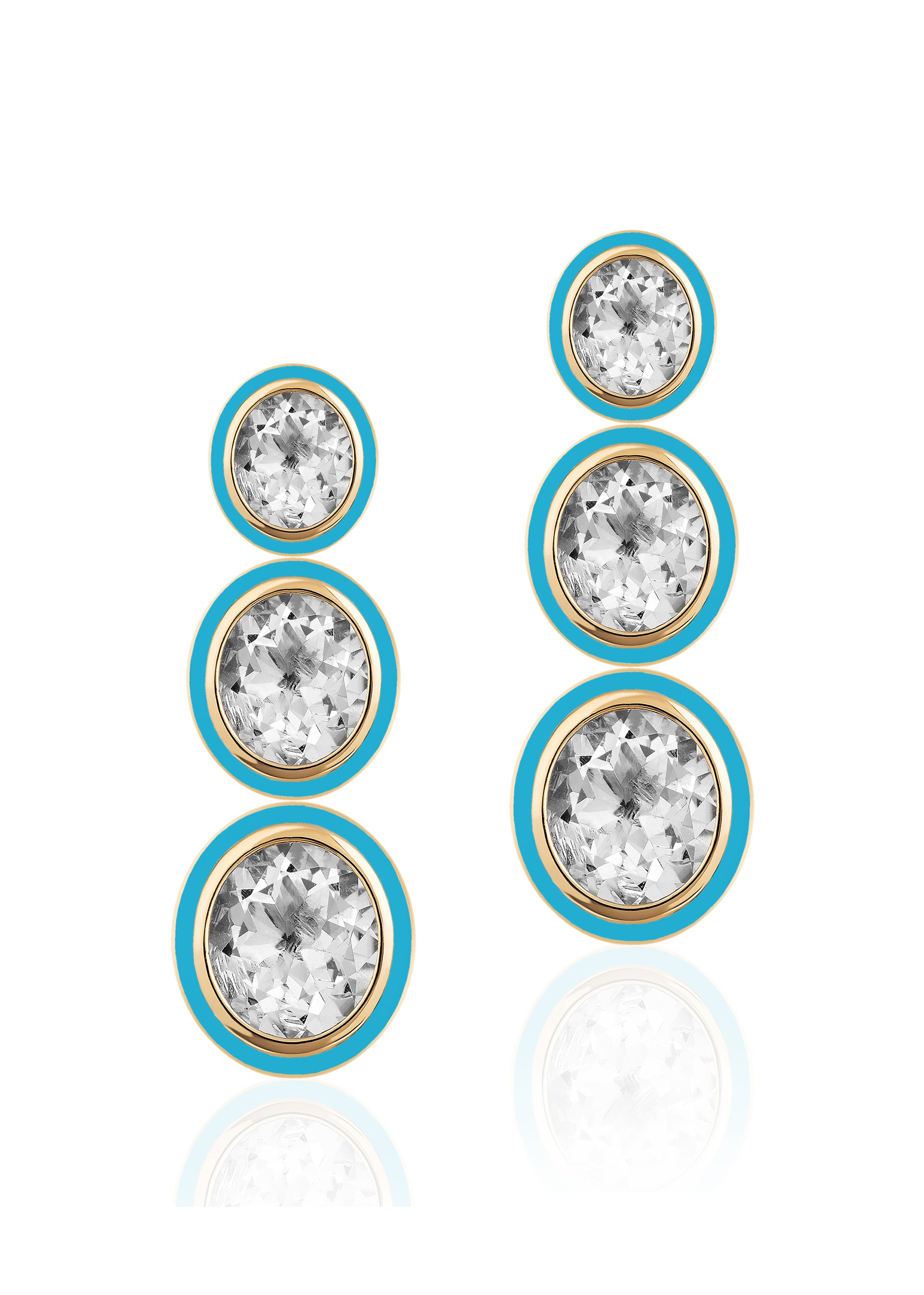 Rock Crystal with Turquoise