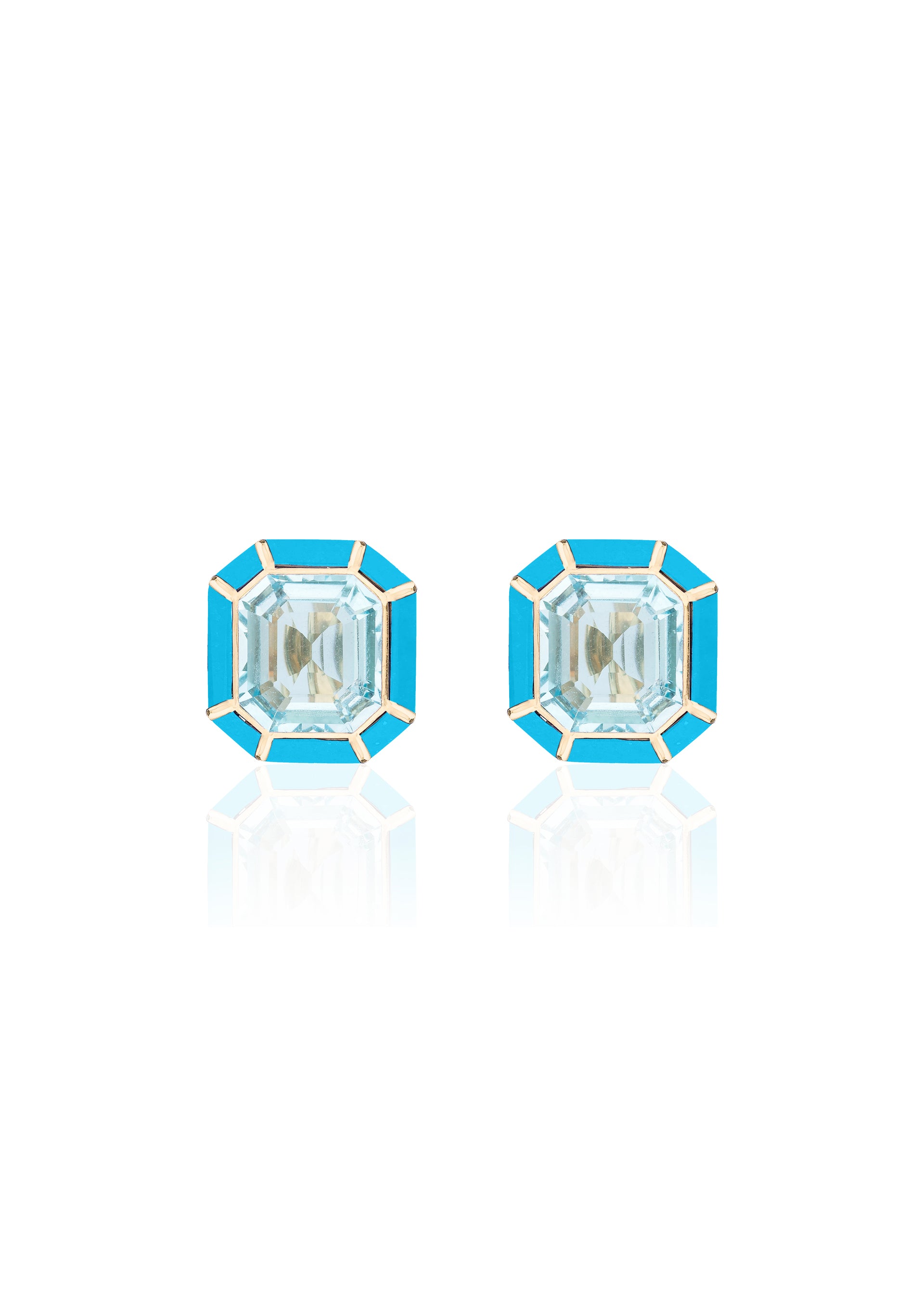 Blue Topaz with Turquoise