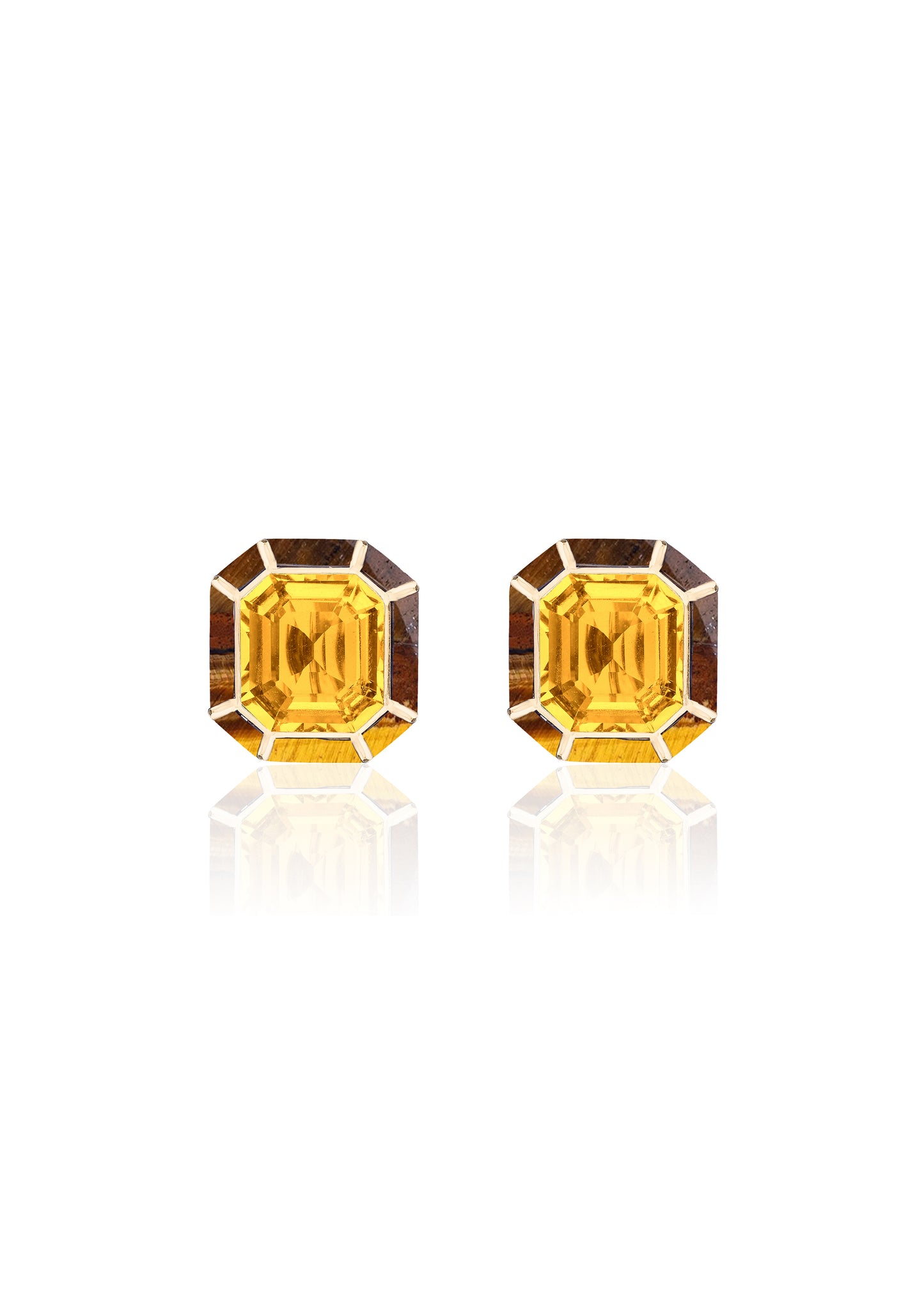 Citrine with Tiger Eye