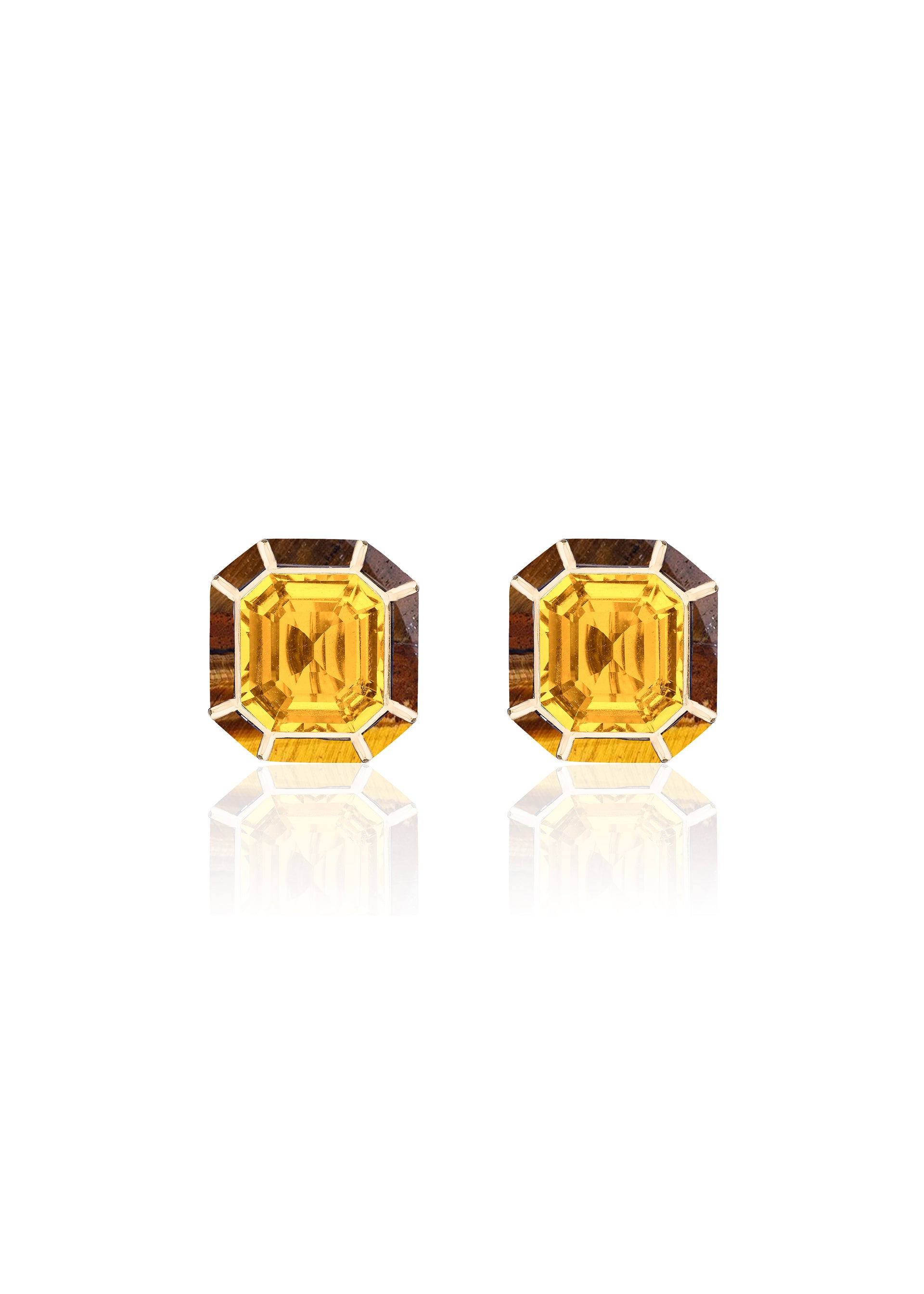 Citrine with Tiger Eye