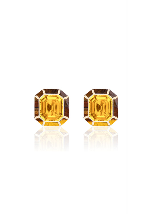 Citrine with Tiger Eye