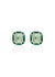 Prasiolite with Malachite