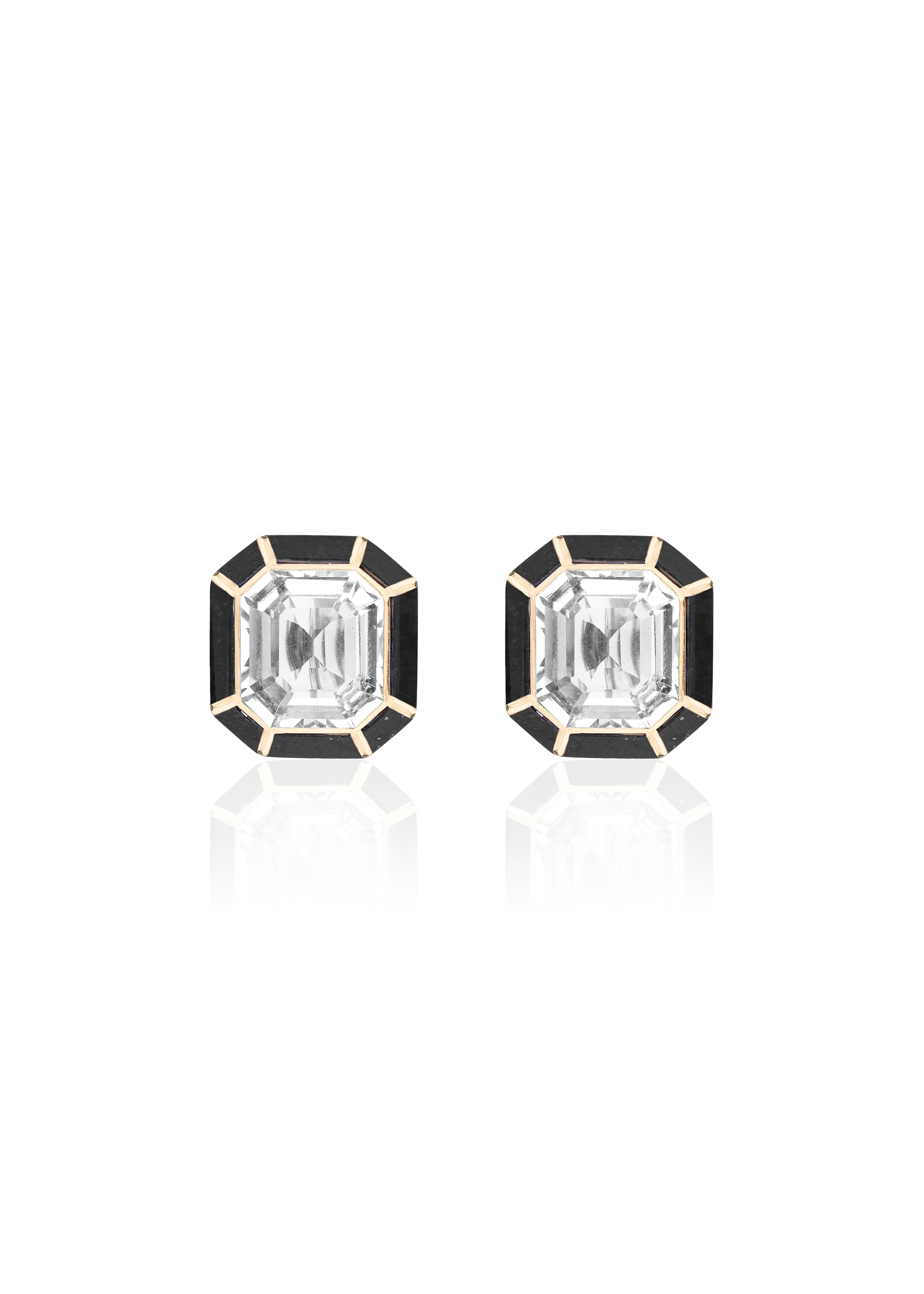 Rock Crystal with Onyx