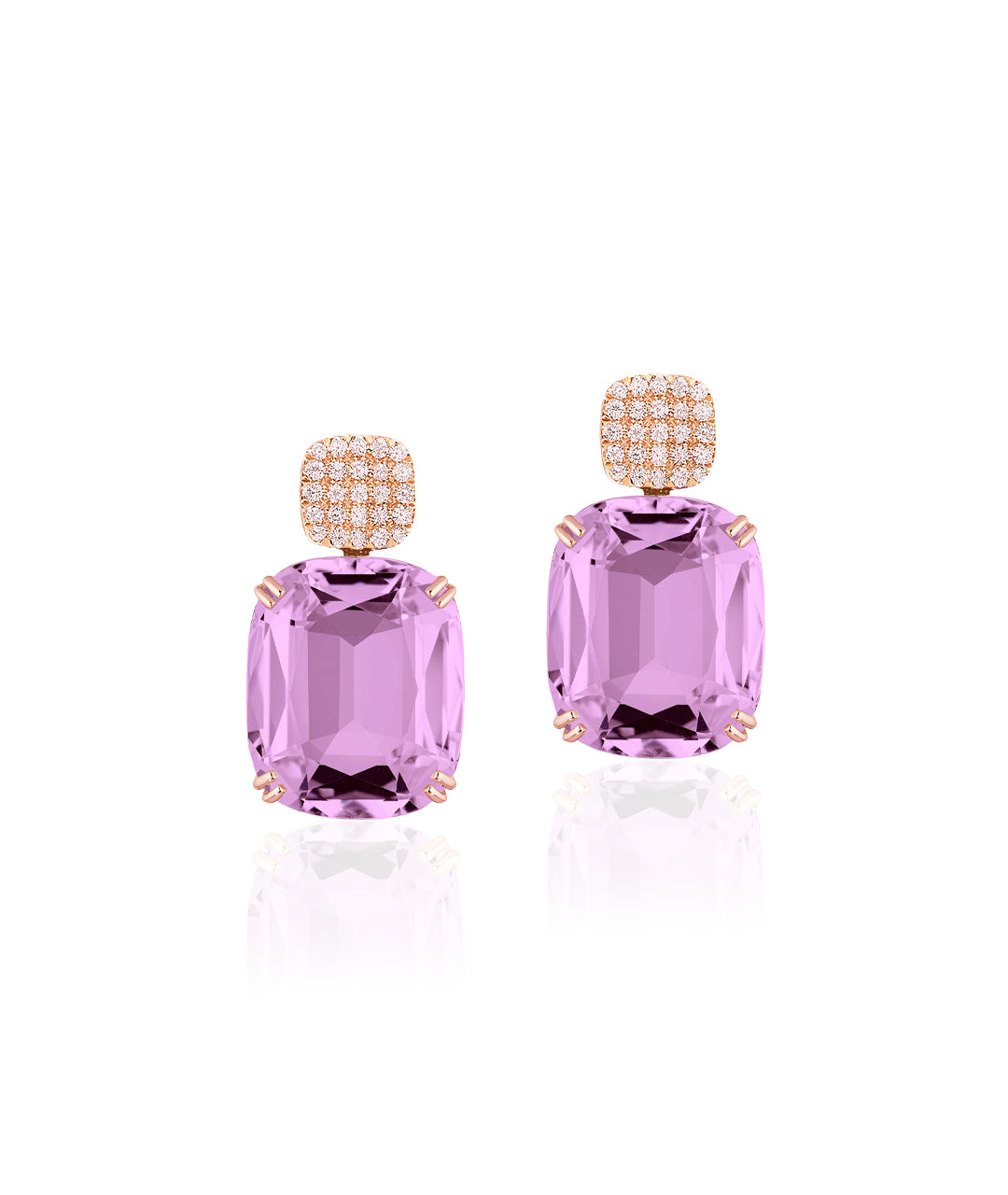 Rose gold-Lavender Amethyst
