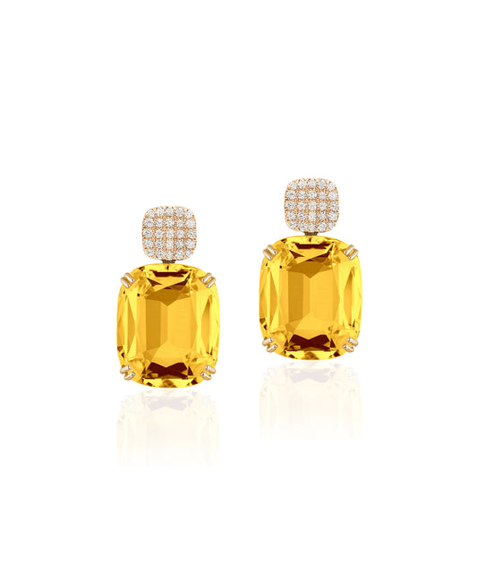 Yellow gold-Citrine