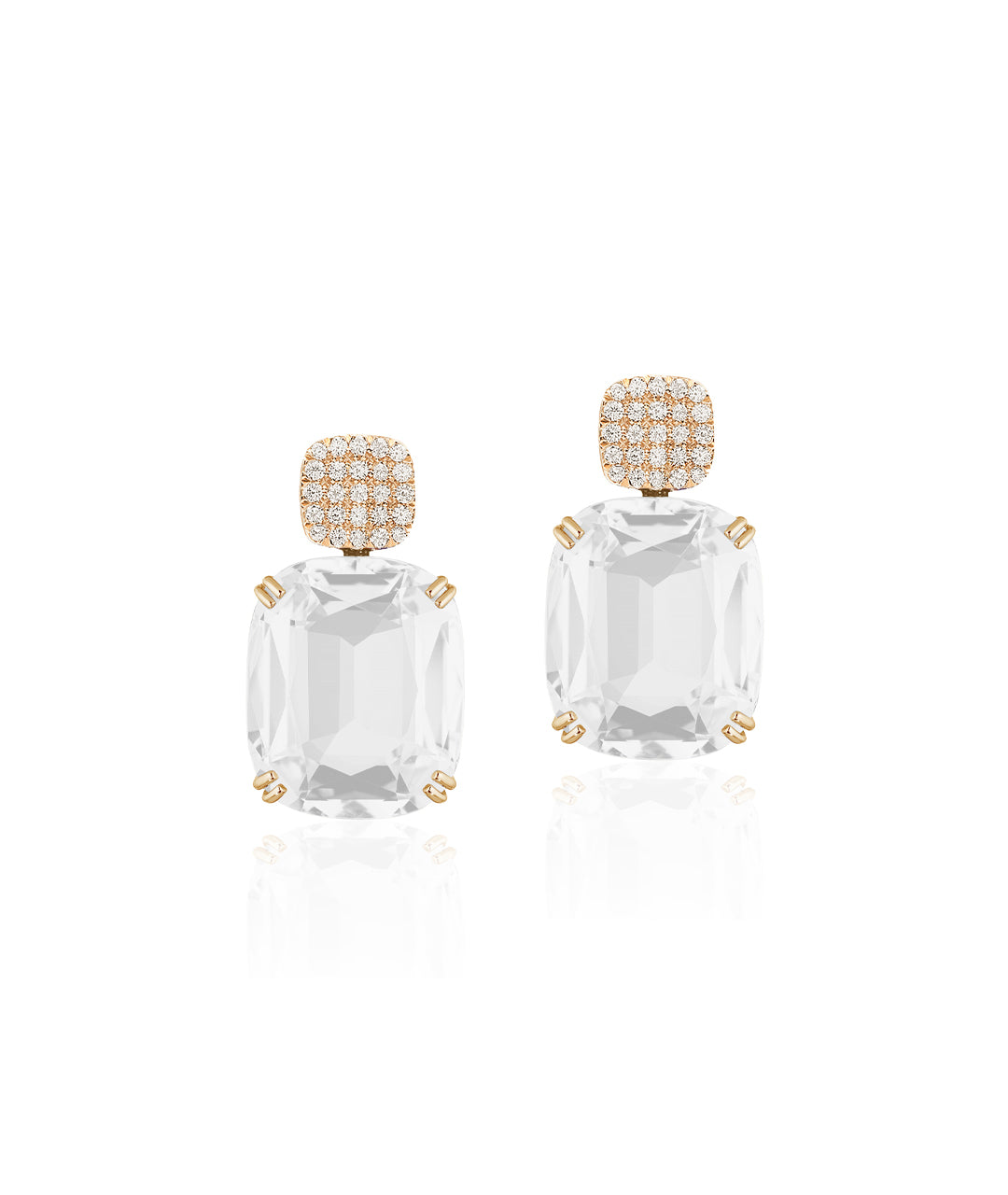 Yellow gold-Moon Quartz