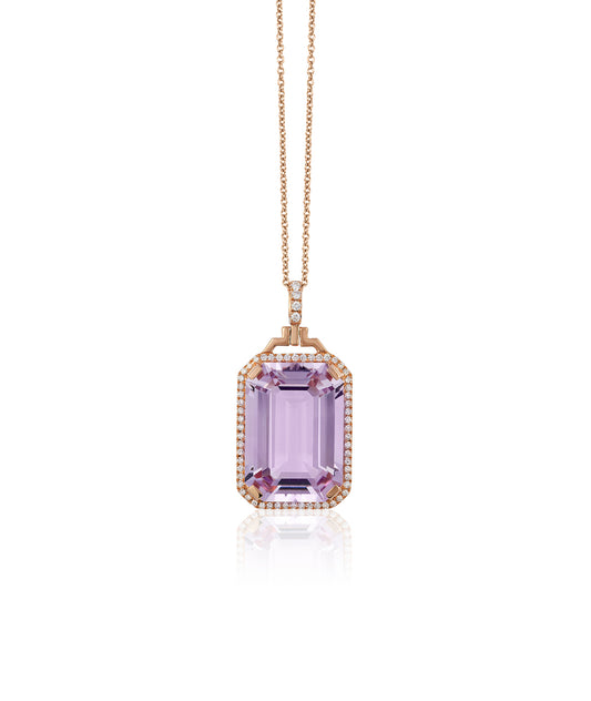 Rose gold-Lavender Amethyst