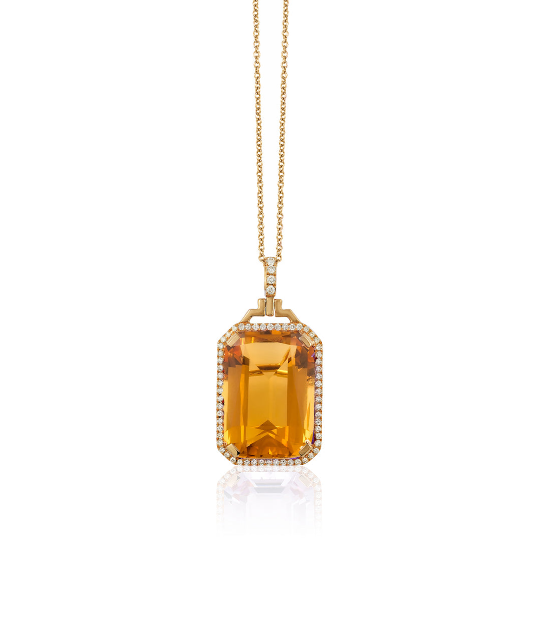 Yellow gold-Citrine