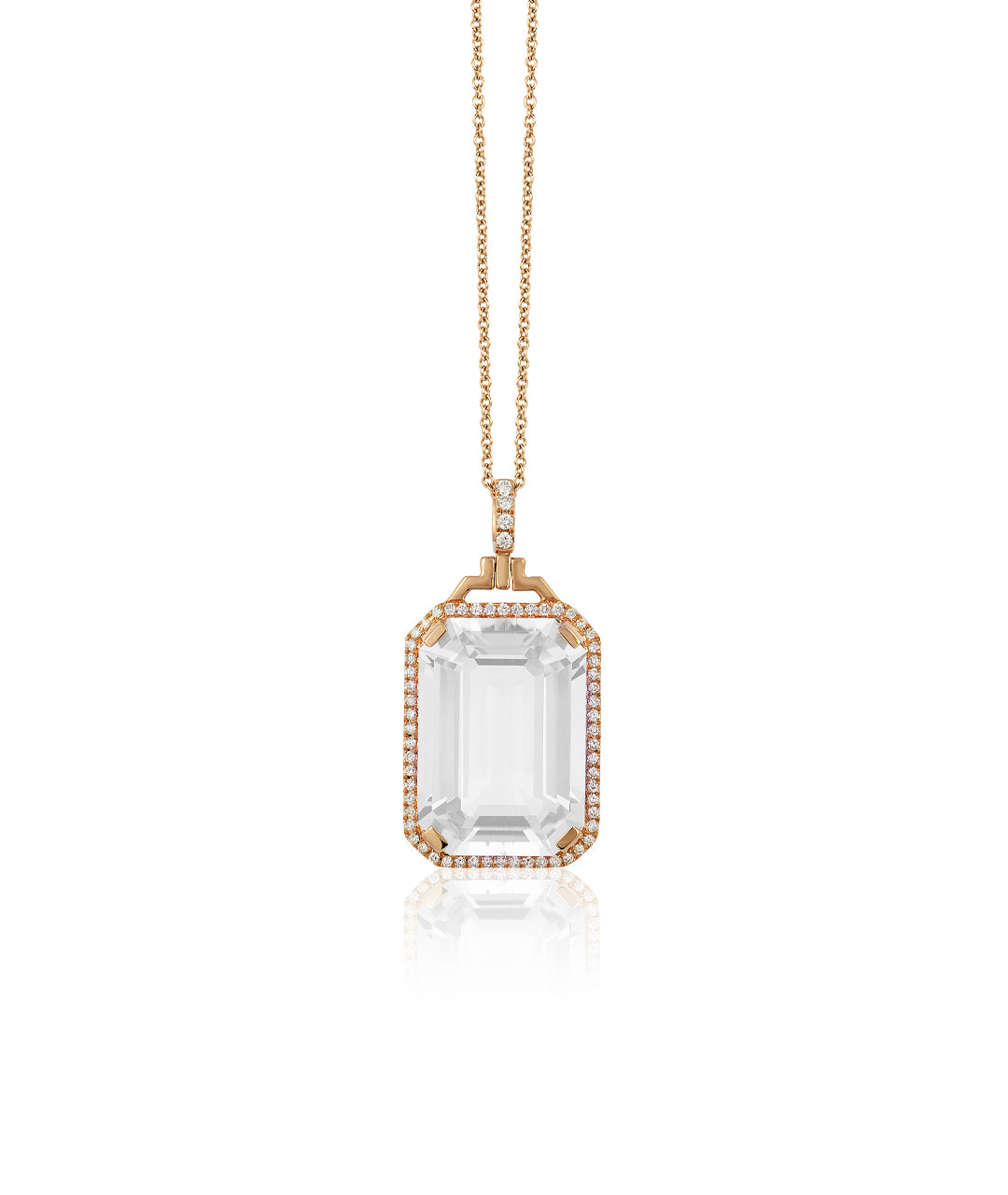 Yellow gold-Moon Quartz