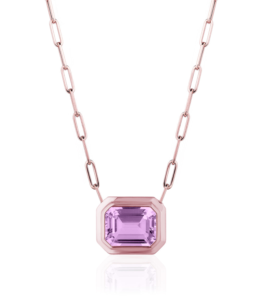 Rose gold-Lavender Amethyst