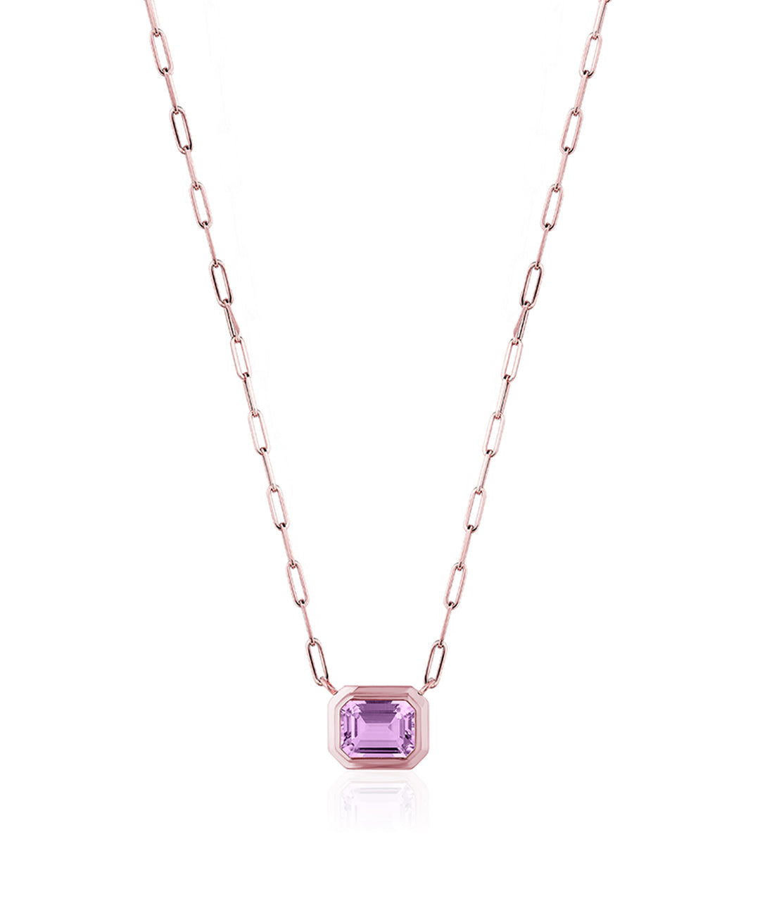 Rose gold-Lavender Amethyst