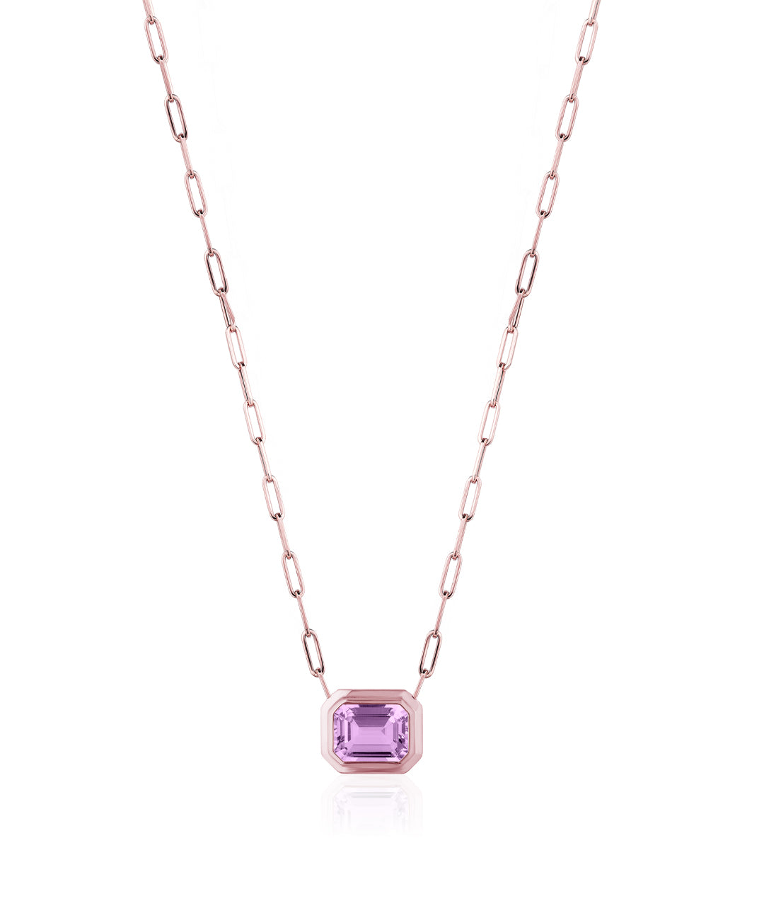 Rose gold-Lavender Amethyst