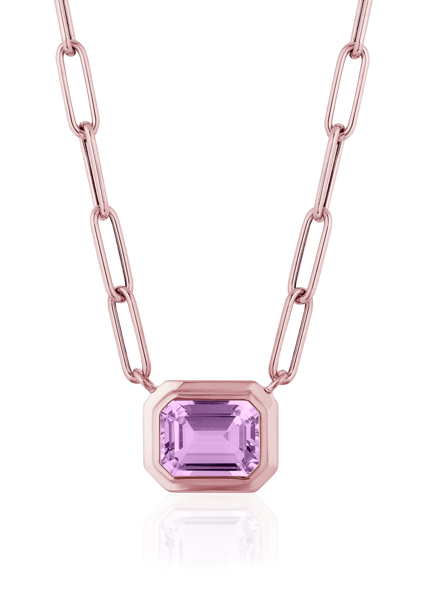 Rose gold-Lavender Amethyst