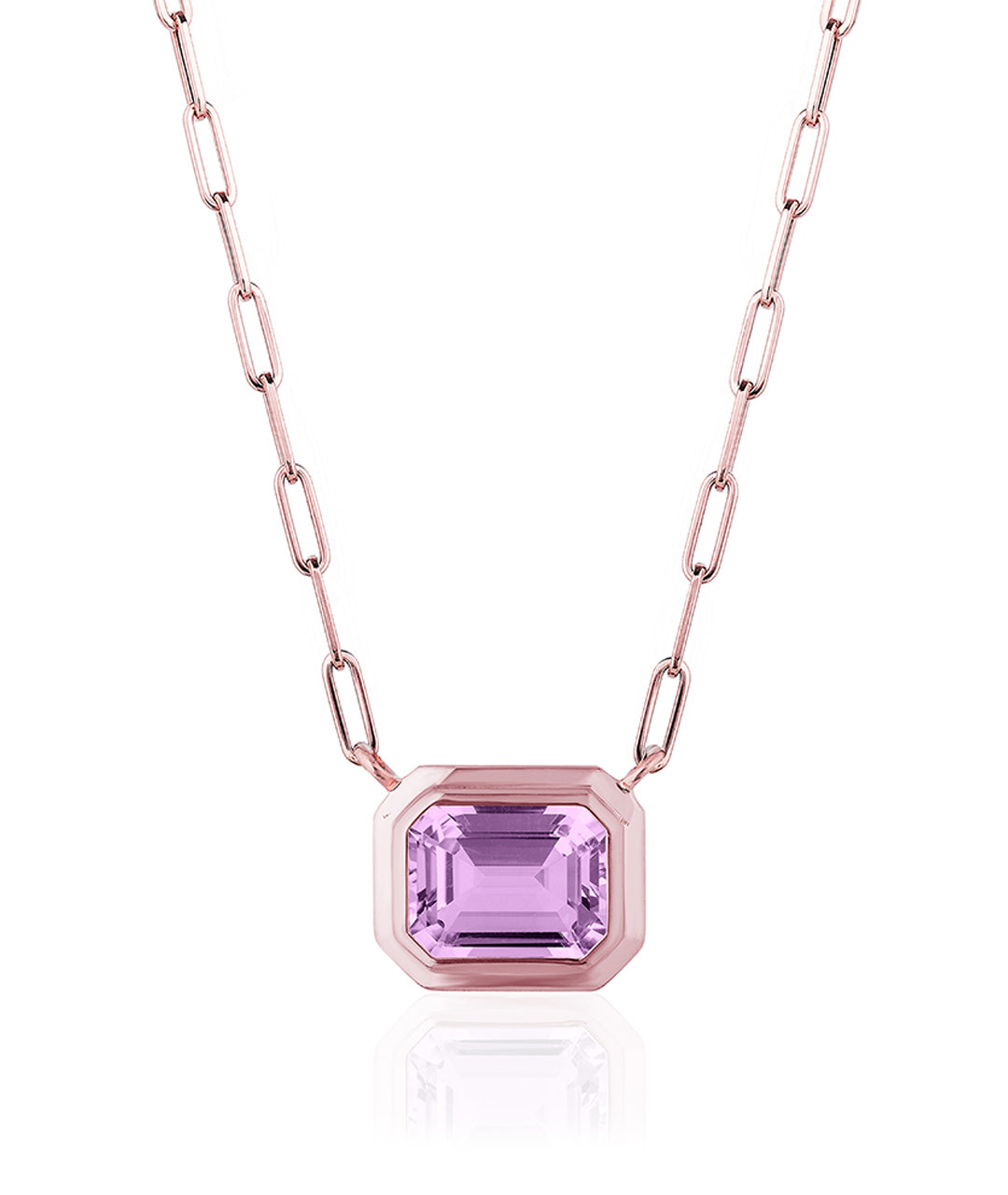 Rose gold-Lavender Amethyst