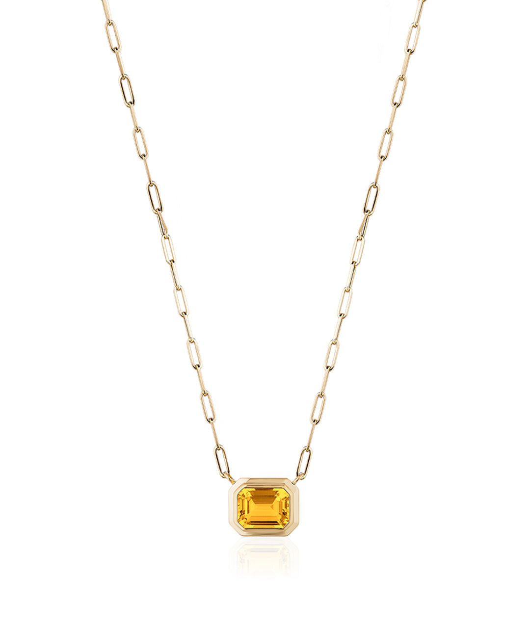 Yellow gold-Citrine