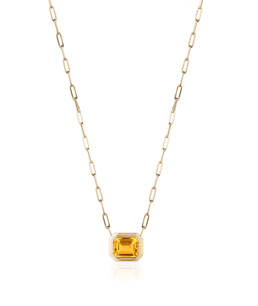 Yellow gold-Citrine