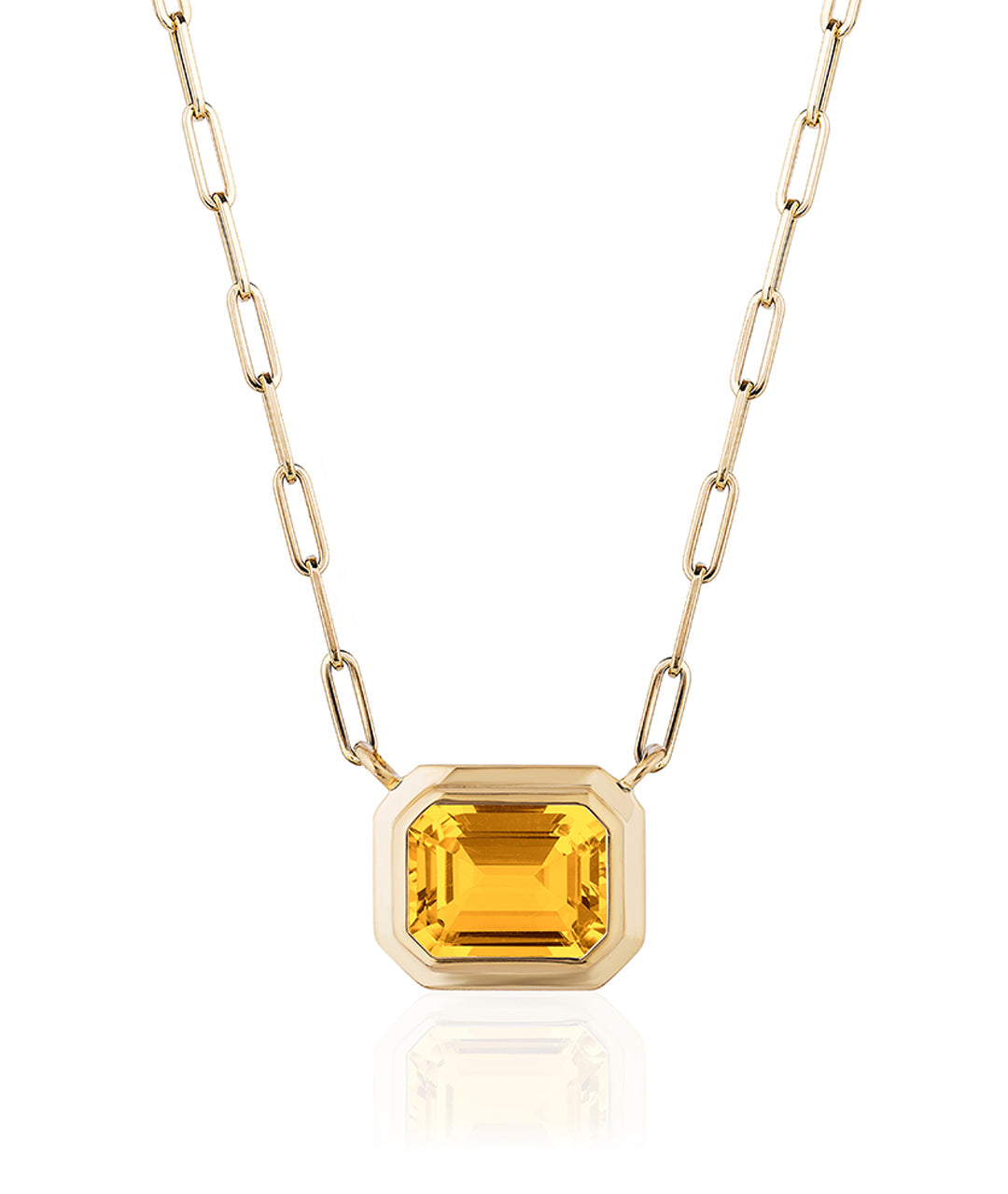 Yellow gold-Citrine