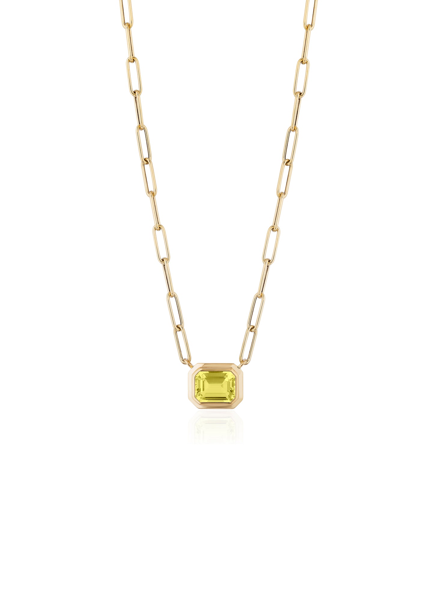 Yellow gold-Lemon Quartz