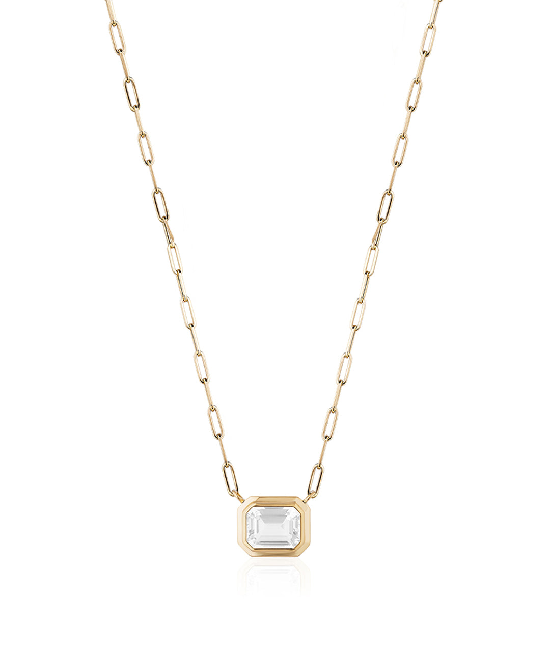 Yellow gold-Moon Quartz