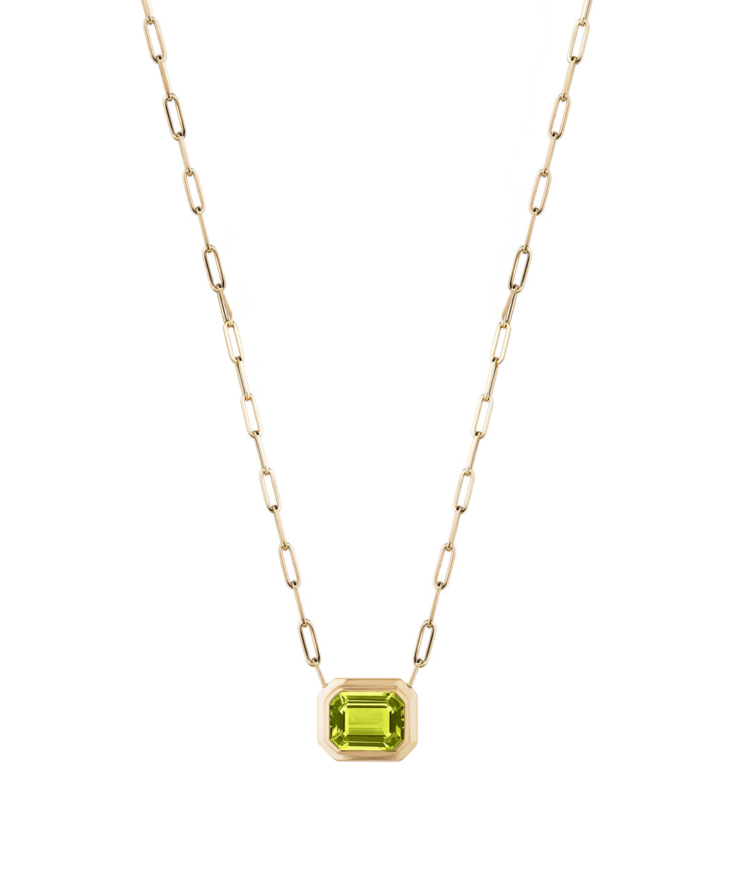 Yellow gold-Peridot