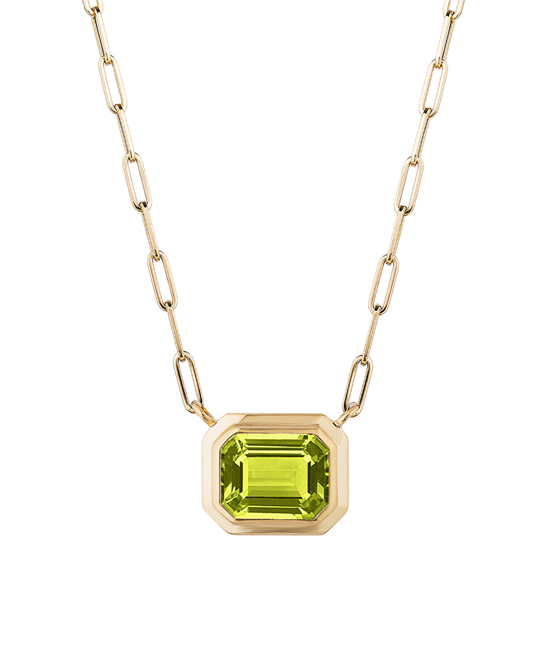 Yellow gold-Peridot
