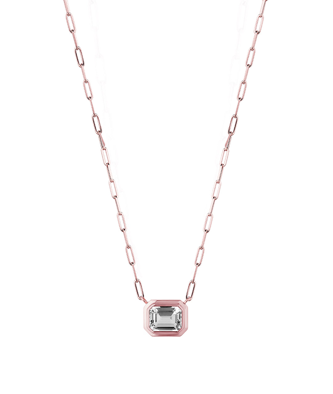 Rose gold-Rock Crystal