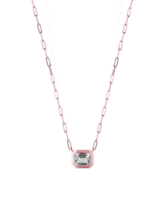 Rose gold-Rock Crystal