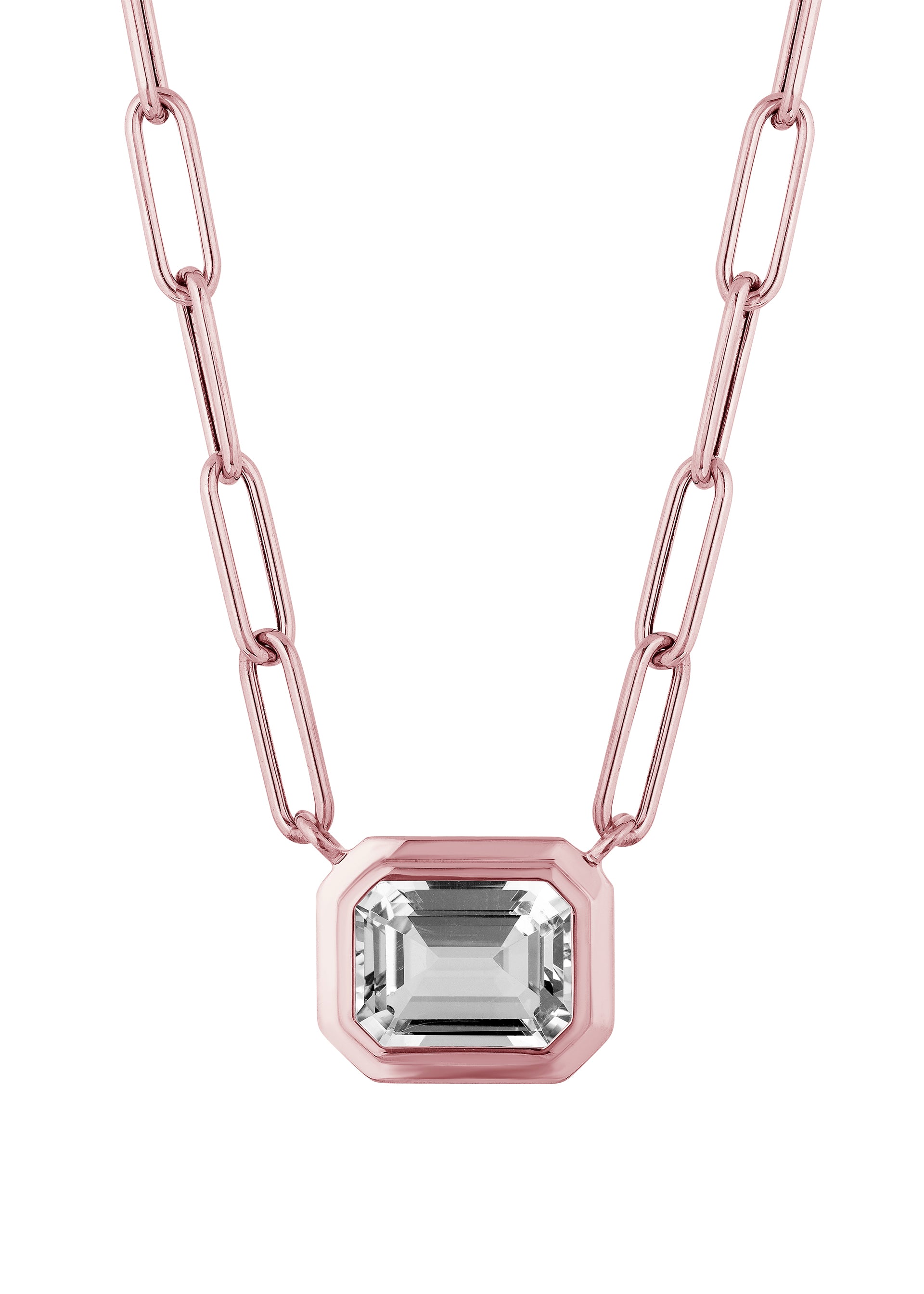 Rose gold-Rock Crystal