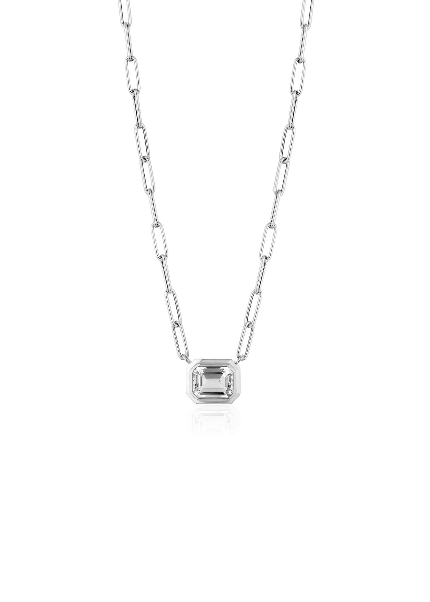 White gold-Rock Crystal