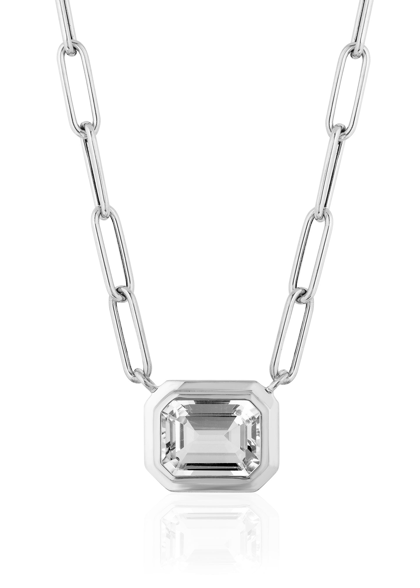 White gold-Rock Crystal